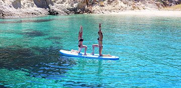 Yoga on SUP